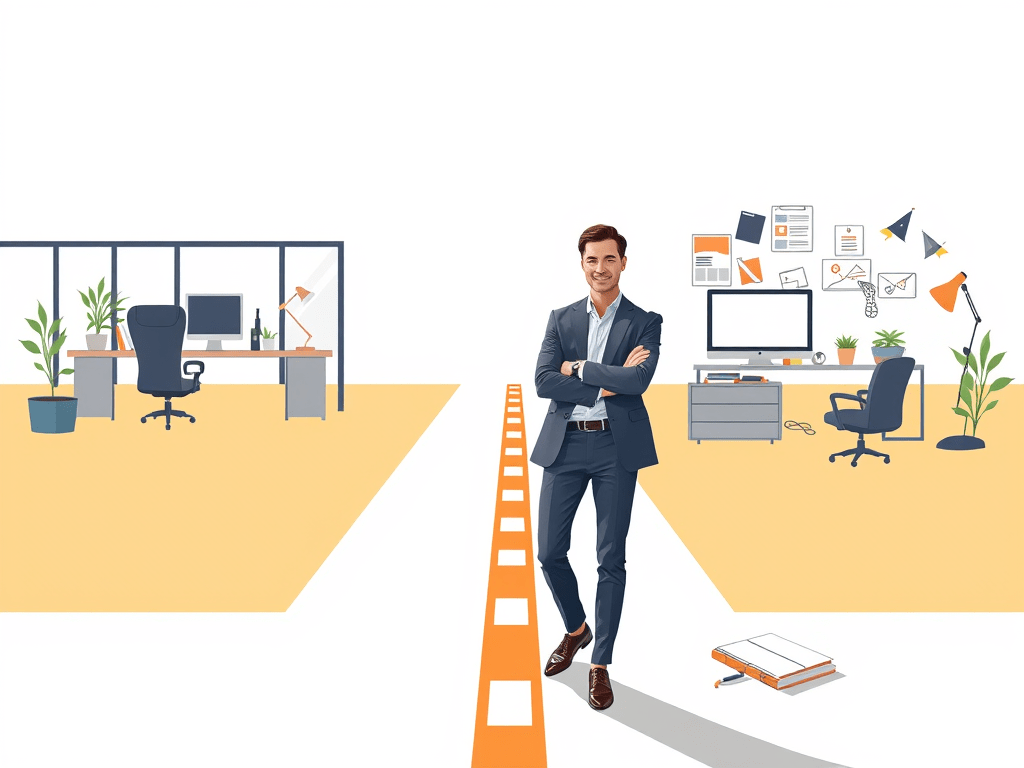 会社員から独立する準備術：副業を本業に変えるロードマップ